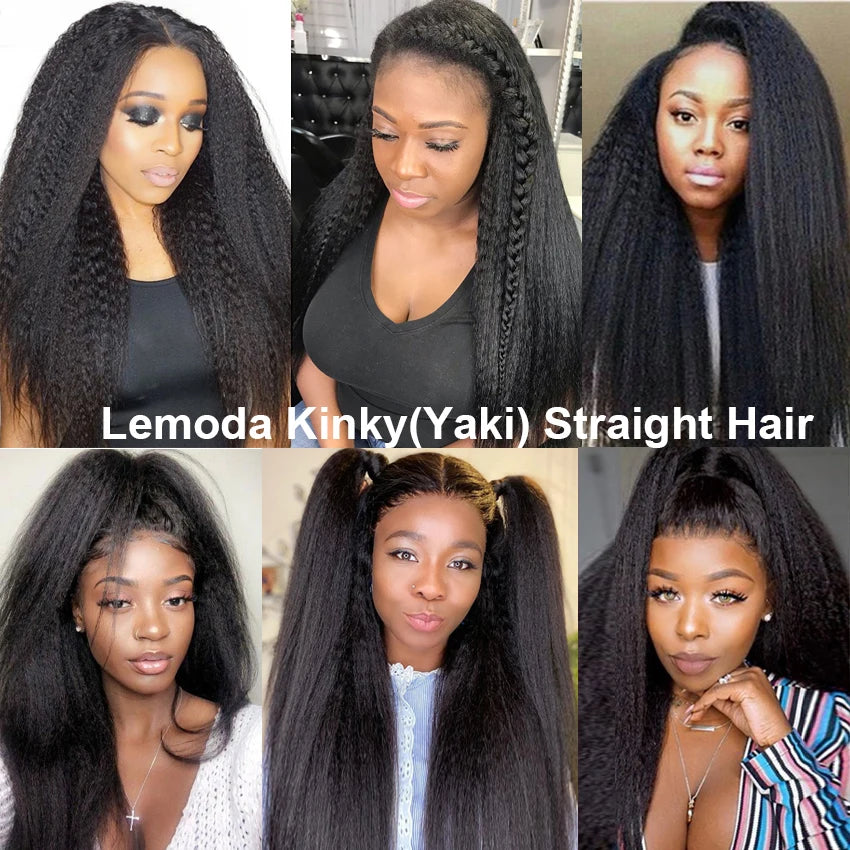 100%Virgin Raw Human Hair Kinky Straight Bundles 