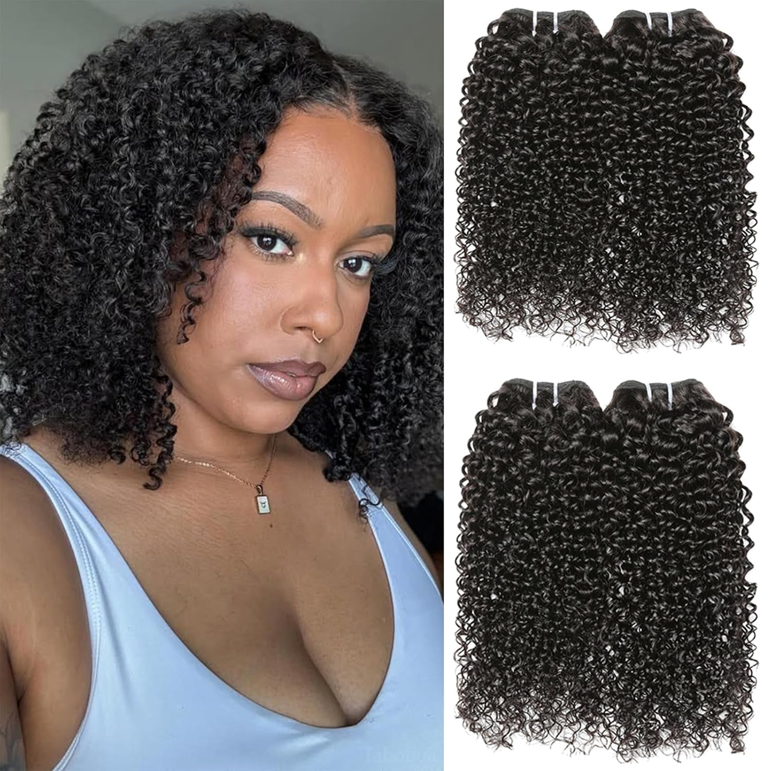 100% Unprocessed Kinky Bundles 