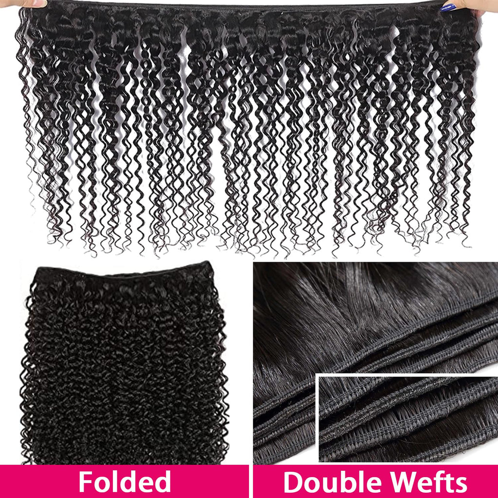 100% Unprocessed Kinky Bundles 