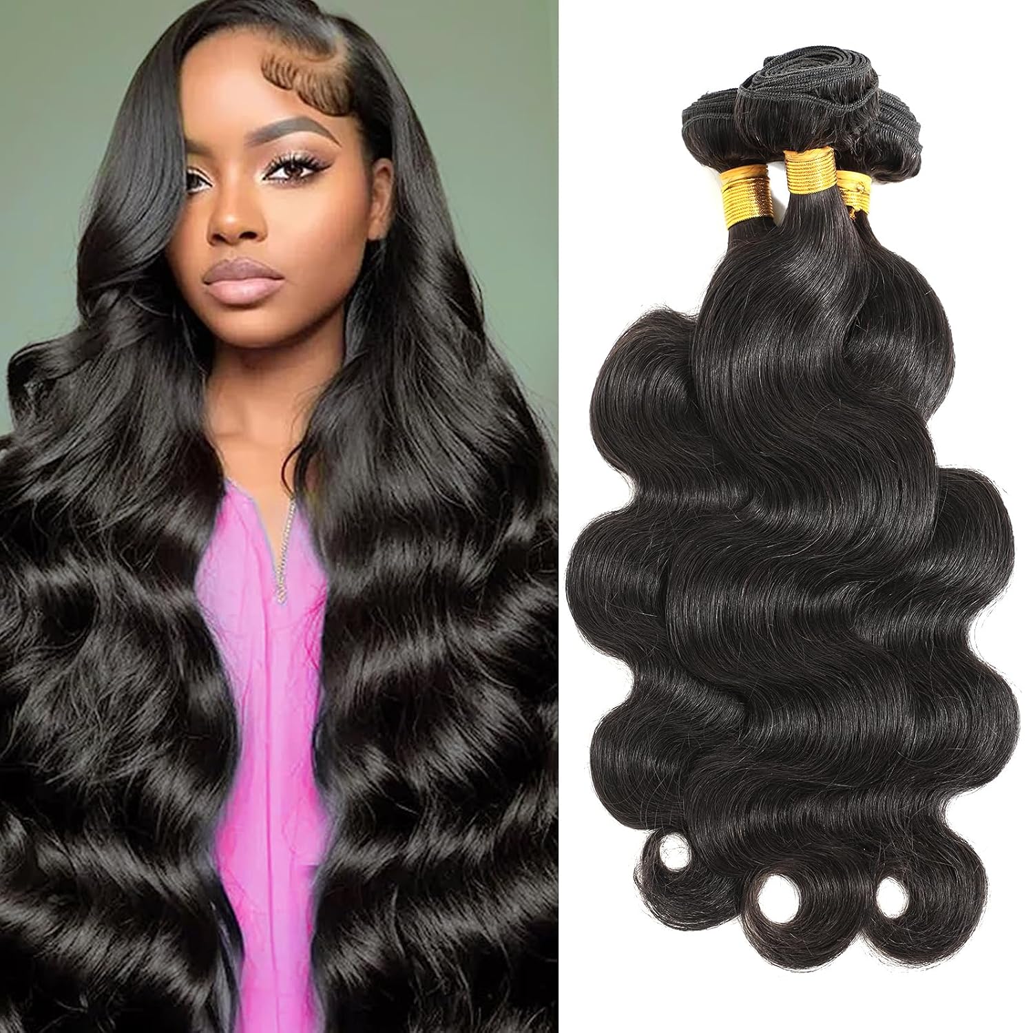  100% Unprocessed Malaysian Virgin Human Hair 