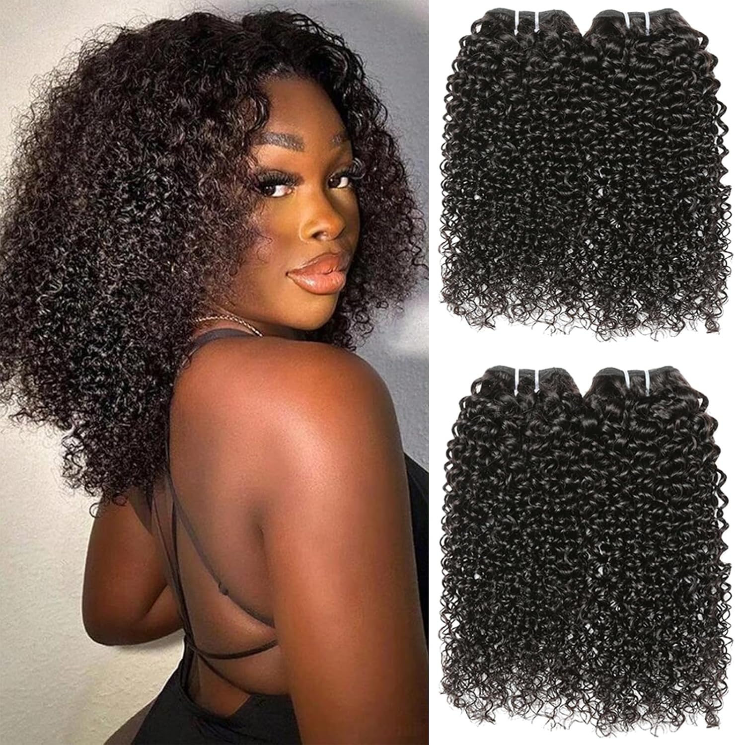 100% Unprocessed Kinky Bundles 