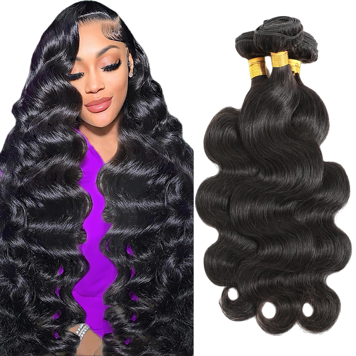 100% Unprocessed Malaysian Virgin Human Hair 