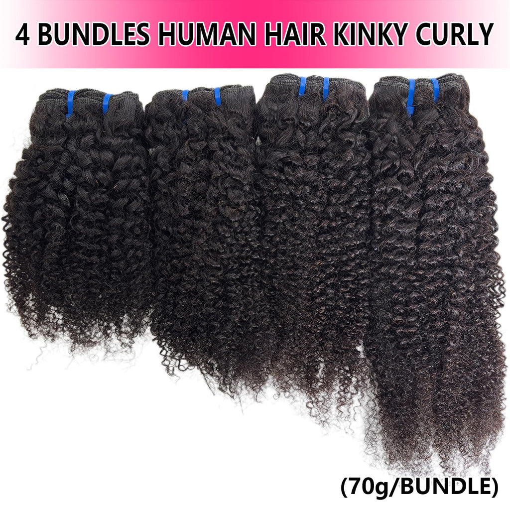 100% Unprocessed Kinky Bundles 