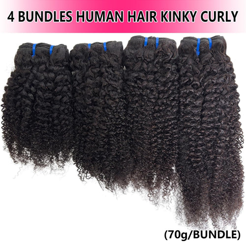 100% Unprocessed Kinky Bundles 