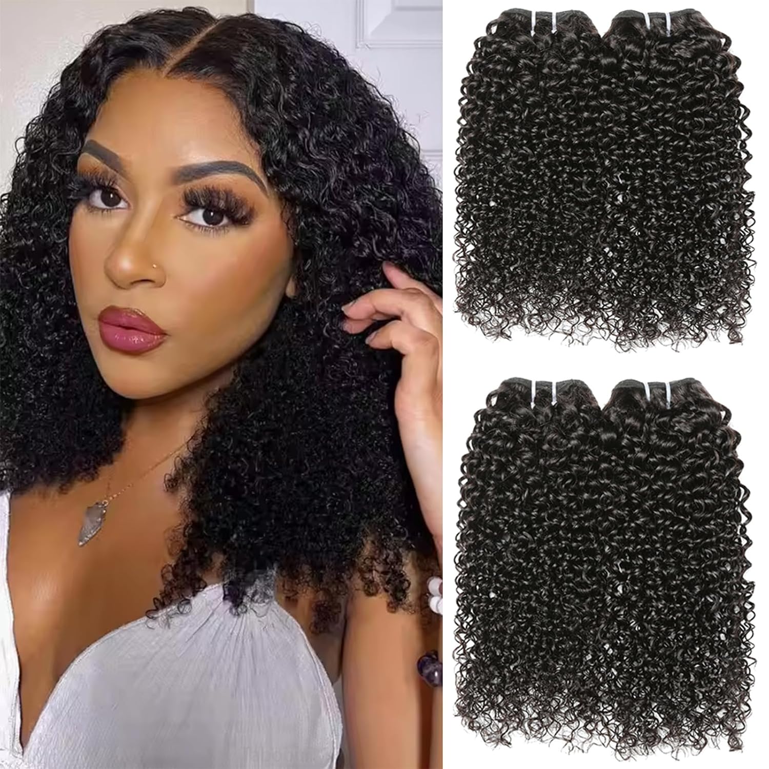 100% Unprocessed Kinky Bundles 