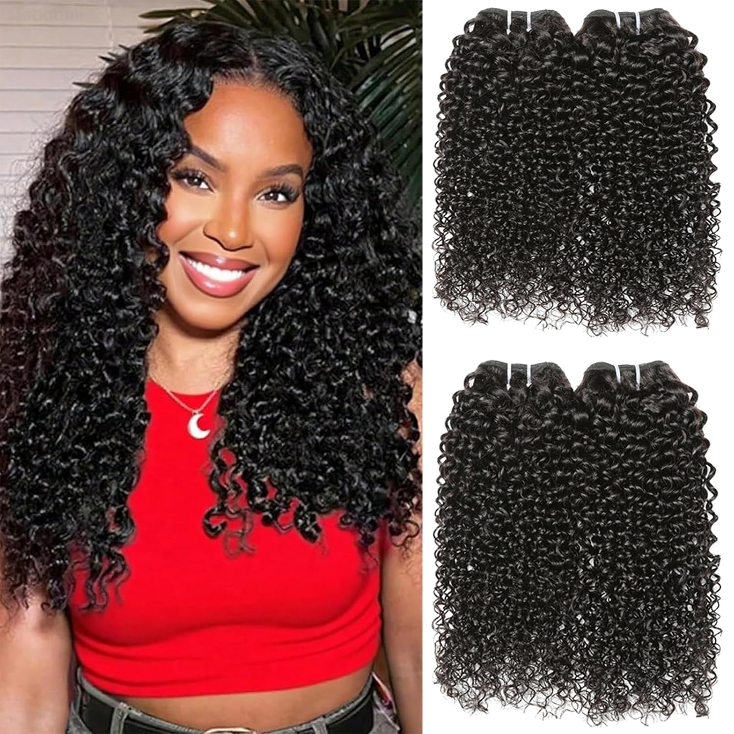 100% Unprocessed Kinky Bundles 