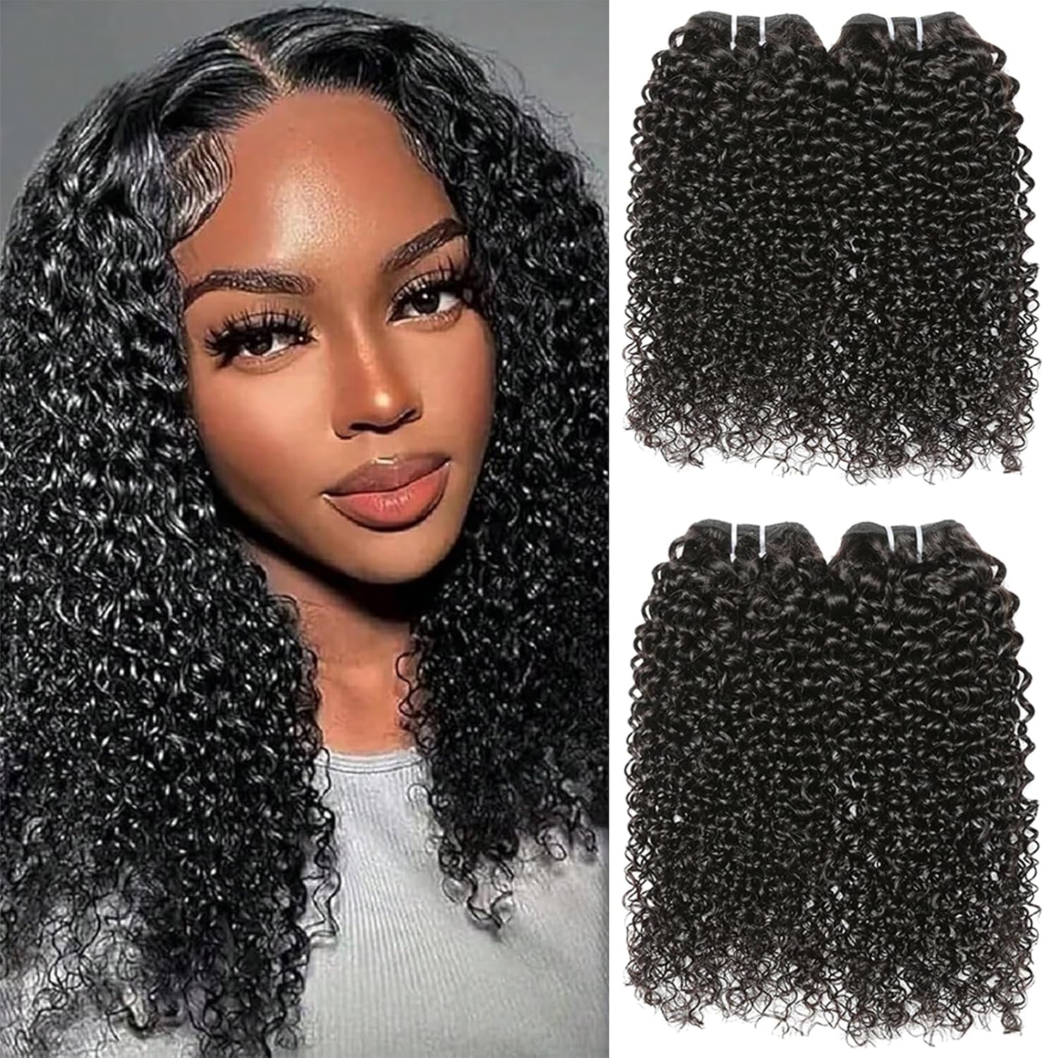 100% Unprocessed Kinky Bundles 