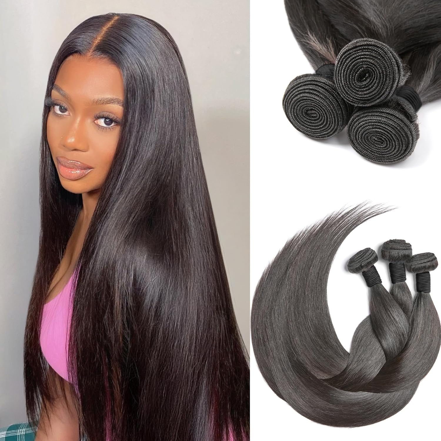 100% Brazilian Virgin Human Hair 